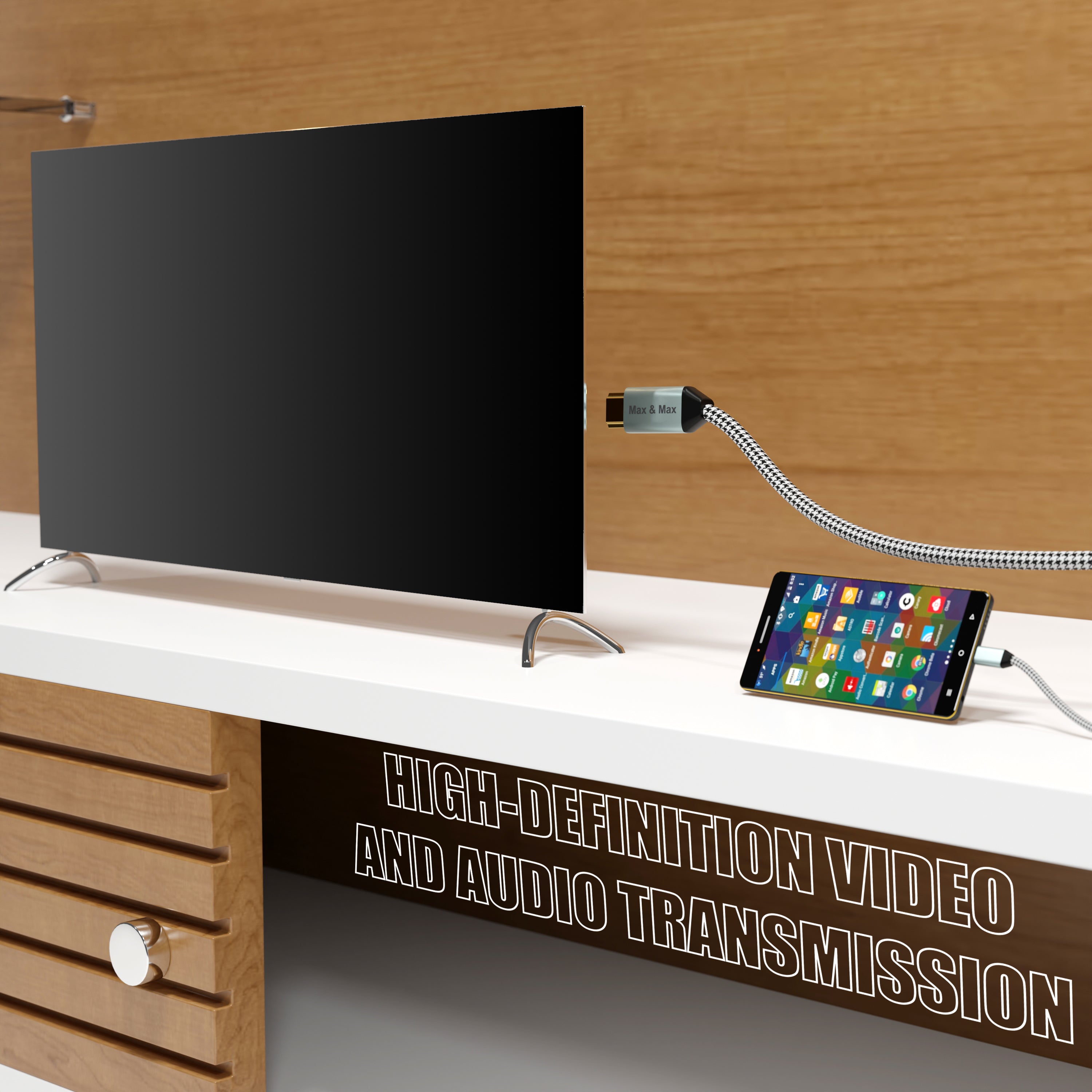 Type C to HDMI Cable 4k USB 2M 60Hz UHD HDR Aluminum Shell Compatible with MacBook Pro, MacBook Air, iPad Pro, Galaxy S22/S23 Plus, Chromebook Type C to HDMI Cable 4k USB 2M 60Hz UHD HDR Aluminum Shell Compatible with MacBook Pro, MacBook Air, iPad Pro, Galaxy S22/S23 Plus, Chromebook
